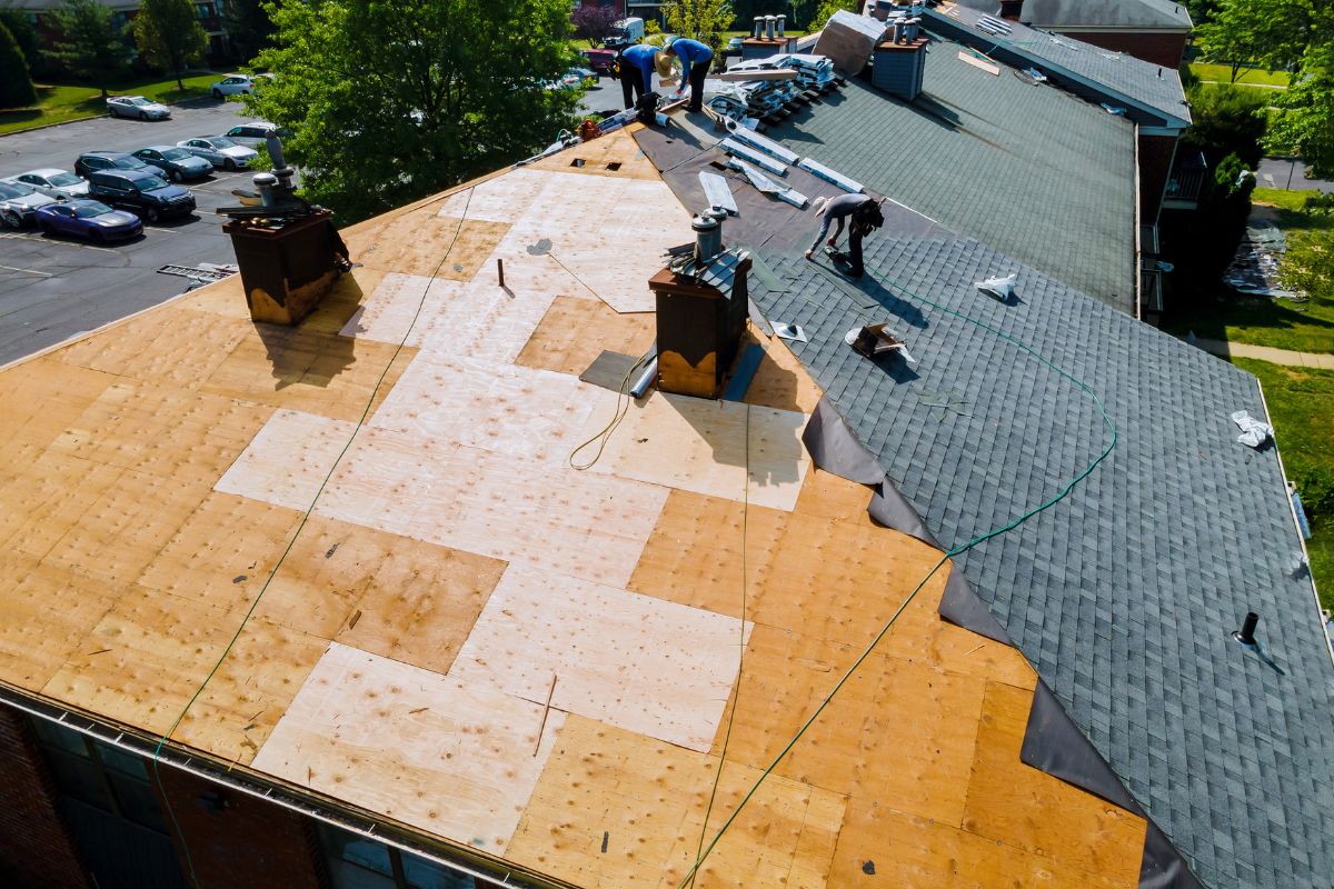 Eco-friendly roofing contractors in Washington, DC, specializing in sustainable roof replacement solutions.